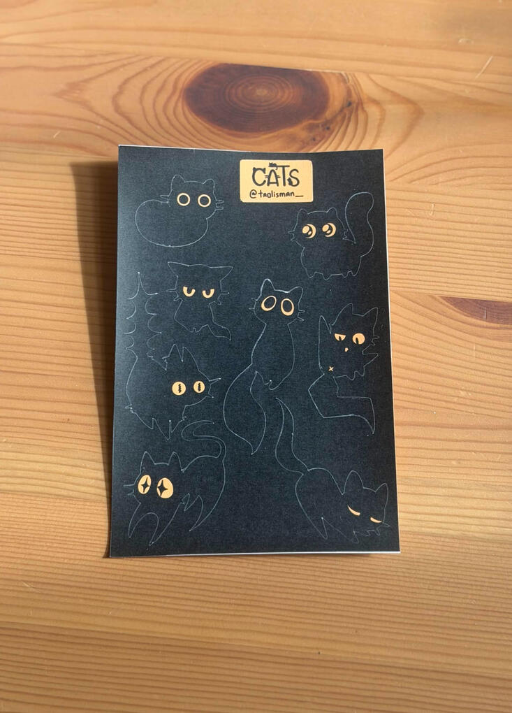 Void Cat Sticker Sheet