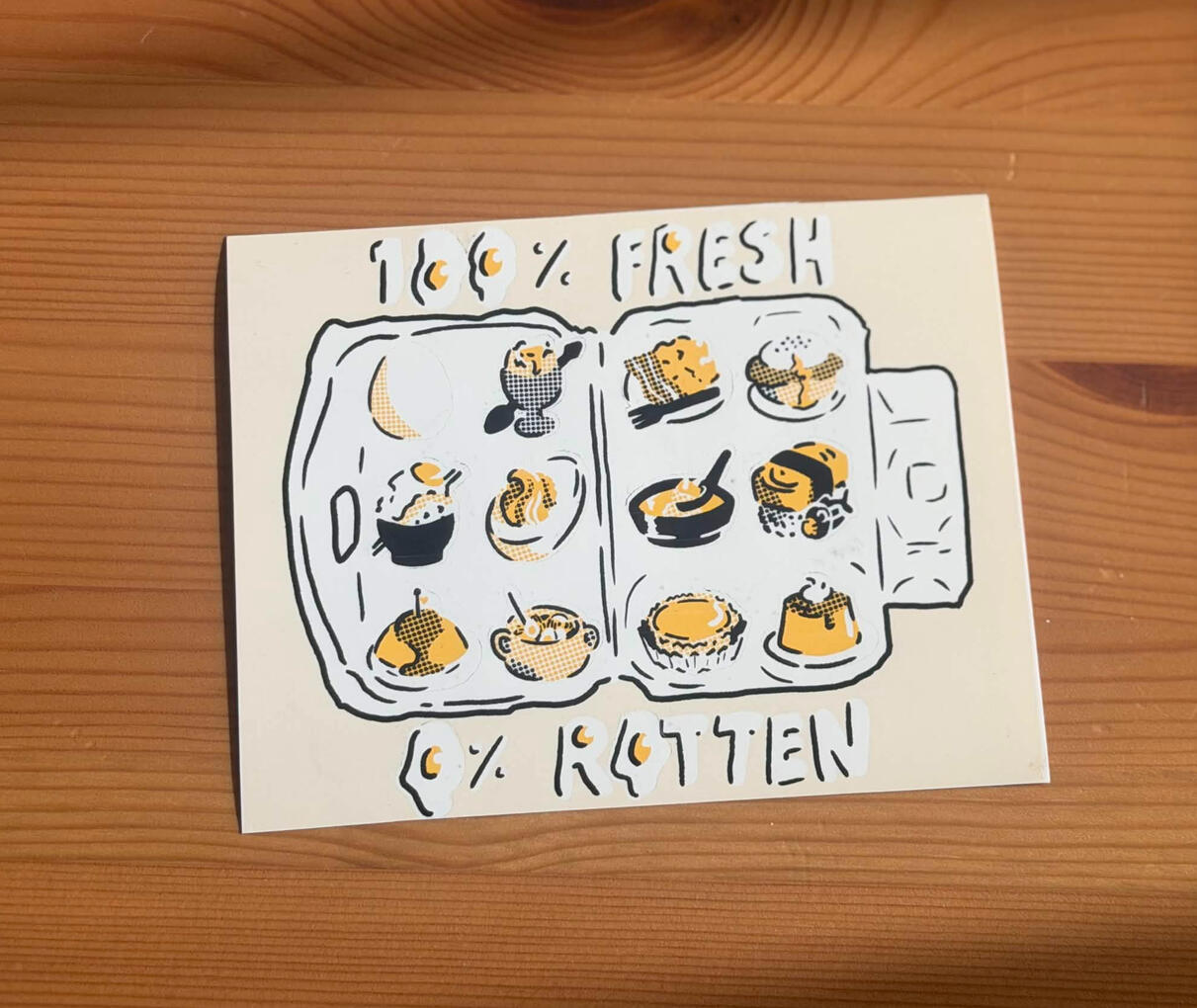 Fresh Egg Sticker Sheet